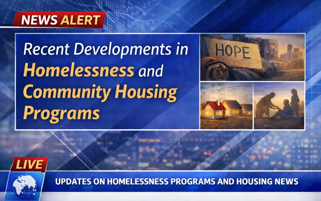 Recent Developments in Homelessness and Community Housing Programs